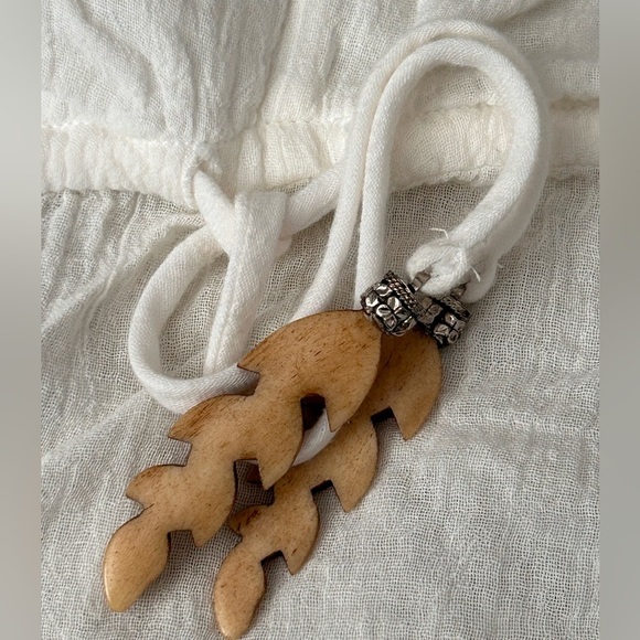 Eberjey 100% Cotyon White Tunic Blouse, size Small - Picture 8 of 9